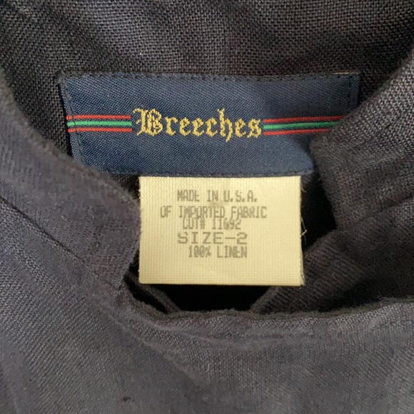 BREECHES Vintage Military Coat Dress Size 2 - Picture 3 of 5